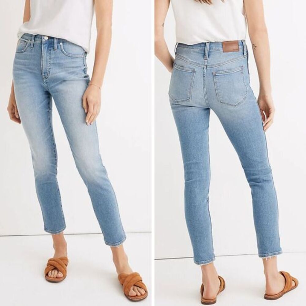 NEW Madewell‎ 10" High-Rise Skinny Crop Jeans in Horne Wash, 27